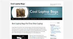 Desktop Screenshot of coollaptopbags.org
