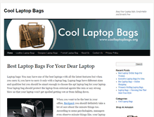 Tablet Screenshot of coollaptopbags.org
